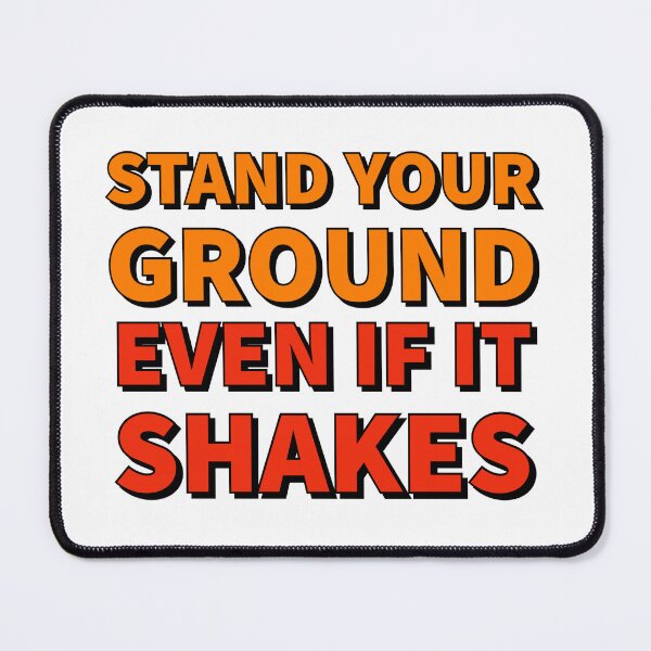 Item preview, Stand Your Ground: Motivational Quote Design designed and sold by SimpliText.