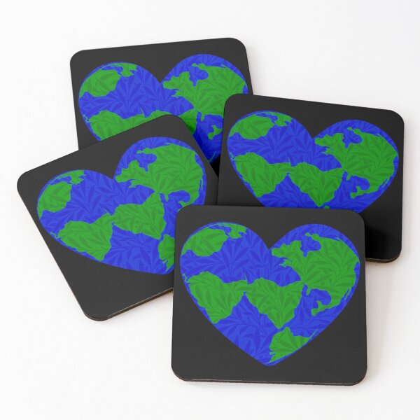 Aperçu de l'œuvre Heart World - Sensibilisation à l'environnement - Jour de la Terre créée et vendue par Trinket-Trickster.