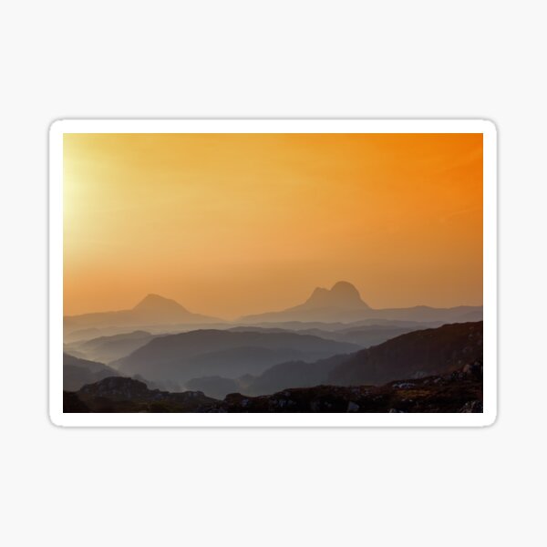 Item preview, Suilven and Canisp Sunrise designed and sold by derekbeattie.