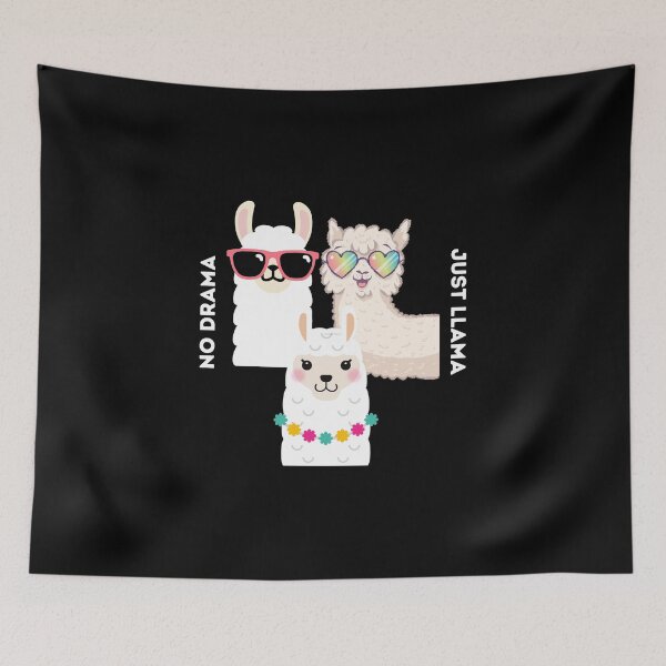 Item preview, No Drama, Just Llama designed and sold by farhan20.