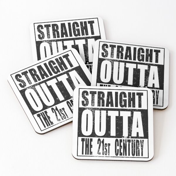 Item preview, Straight Outta The 21st Century (black) designed and sold by SolidEarthArt.