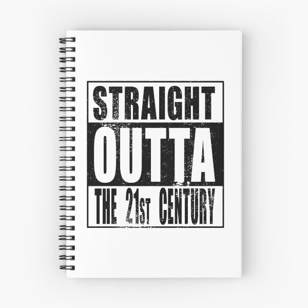 Item preview, Straight Outta The 21st Century (black) designed and sold by SolidEarthArt.