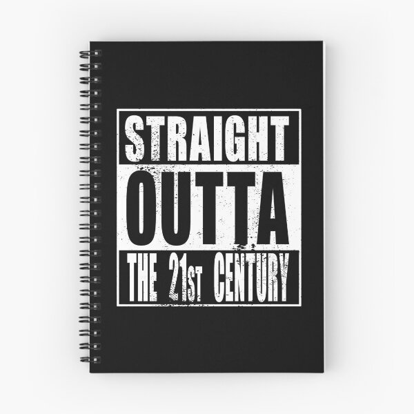 Item preview, Straight Outta The 21st Century (white) designed and sold by SolidEarthArt.