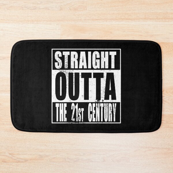 Item preview, Straight Outta The 21st Century (white) designed and sold by SolidEarthArt.