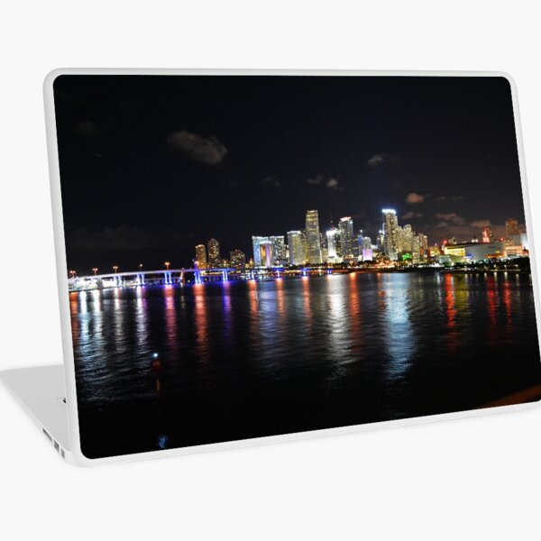 Miami at Night Laptop Skin