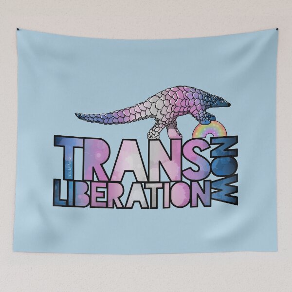 Item preview, Trans Liberation Now Pnagolin 2023 designed and sold by Art by Veya.