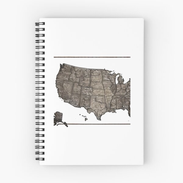 Item preview, Explore the United States with Our Illustrated Map Art designed and sold by MadScientist01.