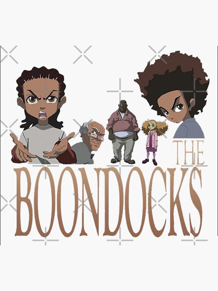 Boondocks anime 3 inch sticker Supreme Vinyl Decal Bumper sticker  indoor/outdoor