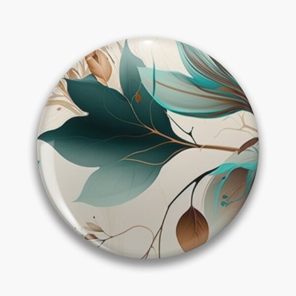 Item preview, Beige and Light Blue Long Petals with long Branches designed and sold by Cute-Jory-Store.