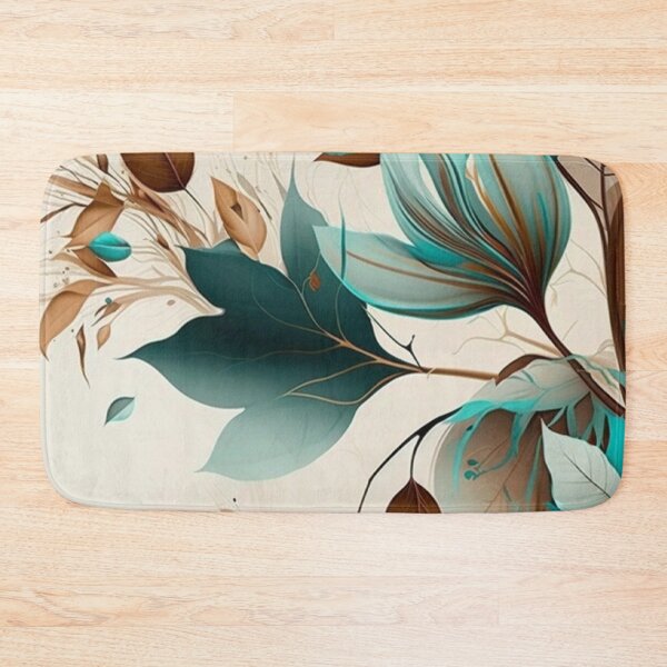 Item preview, Beige and Light Blue Long Petals with long Branches designed and sold by Cute-Jory-Store.