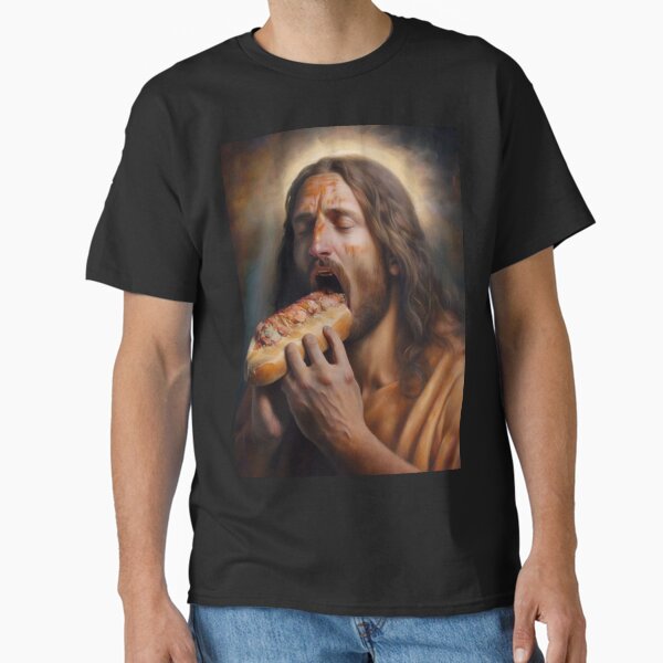 Artikel-Vorschau von Jesus liebt Hotdogs, designt und verkauft von MHprinting.