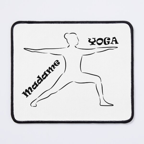 Item preview, Virabhadrasana warrior 2 Pose madame yoga designed and sold by Laurentlartiste.