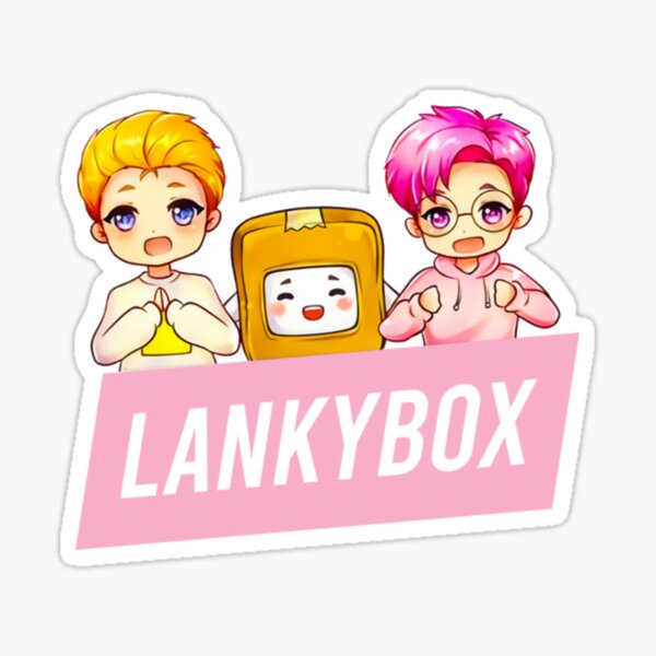 Lanky Box Cadeau drôle pour les enfants Sticker