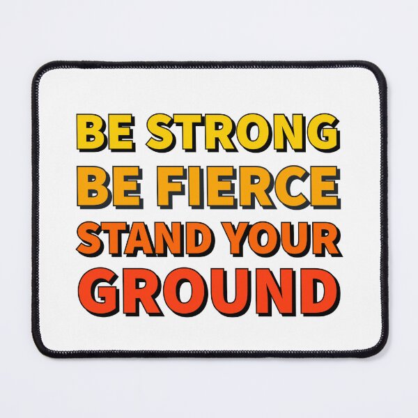Item preview, Be Strong, Be Fierce: Motivational Design designed and sold by SimpliText.