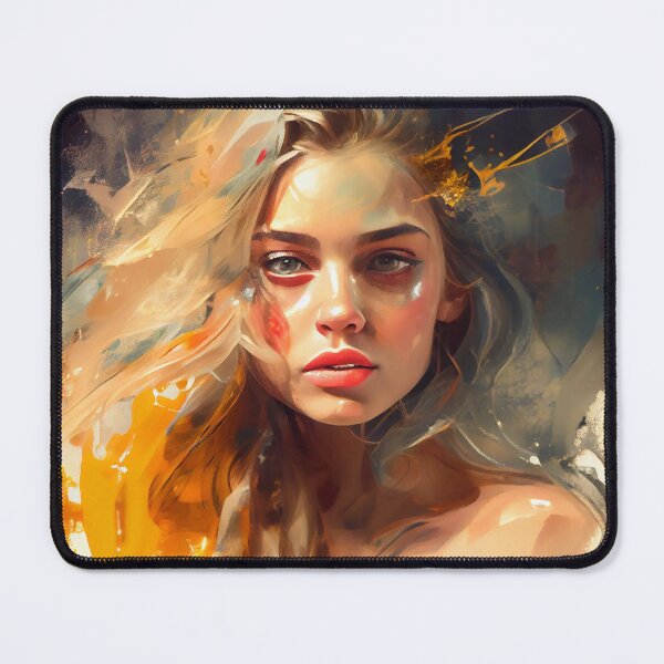 Item preview, Capturing the Essence of Feminine Beauty Abstract art designed and sold by PosterManiaRo.