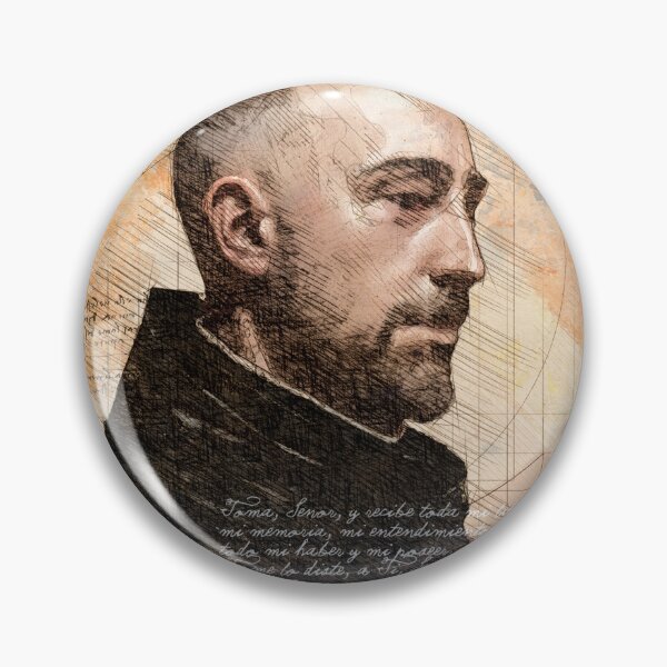 Item preview, Portrait of Saint Ignatius of Loyola 2 designed and sold by Bernardo Ramonfaur.