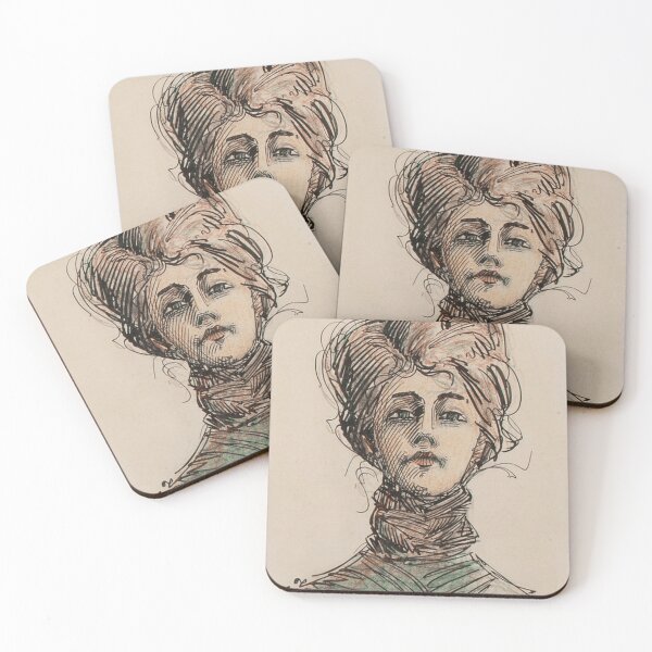 Item preview, Tom Thomson Study of a Woman's Head designed and sold by TheRedVineyard.