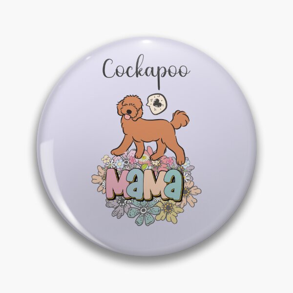 Item preview, Red Cockapoo Mama - lilac designed and sold by Lulupainting.