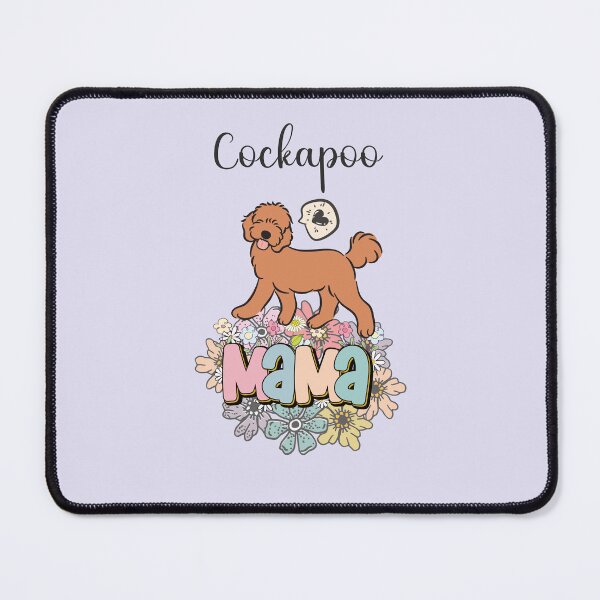 Item preview, Red Cockapoo Mama - lilac designed and sold by Lulupainting.