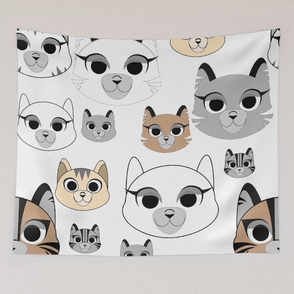 Item preview, Heads of cute kittens designed and sold by aikdreams.