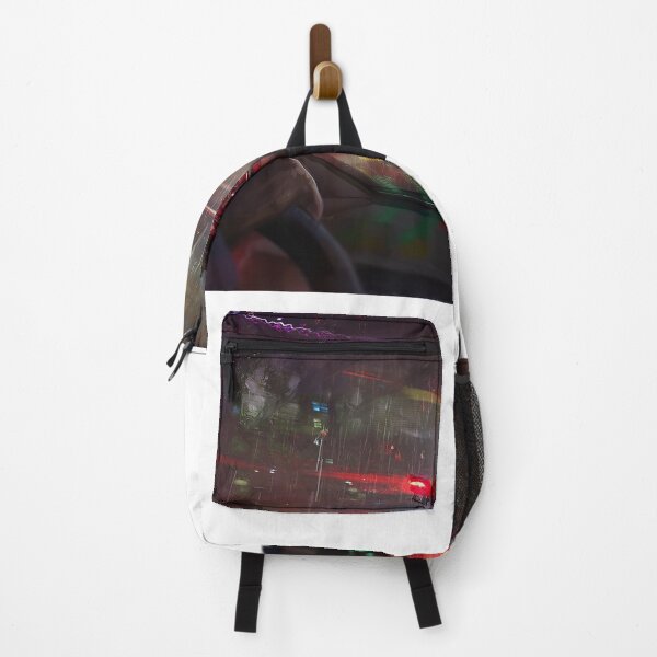 Item preview, Cyberpunk Biker in the Rain designed and sold by Justinian Matieu.