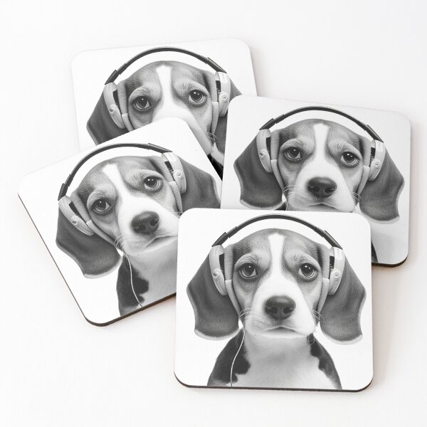 Item preview, Beagle loving music  designed and sold by thefinchington.