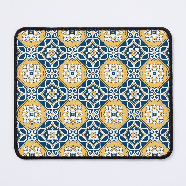 Item preview, Azulejos in yellow and blue | Vintage Portuguese Tiles designed and sold by LaMadeleine.