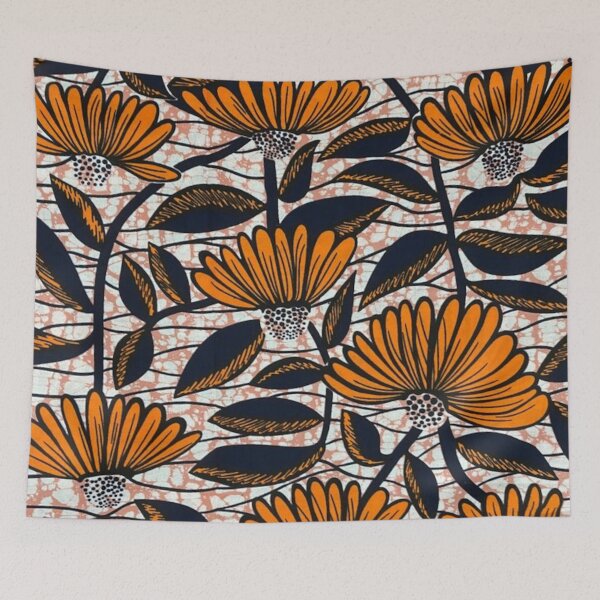 Item preview, Impresión africana del flujo de sol designed and sold by ZedColors.