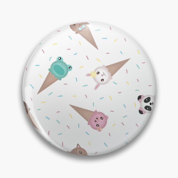 Item preview, Animal Ice Cream pattern designed and sold by daisyandlime.