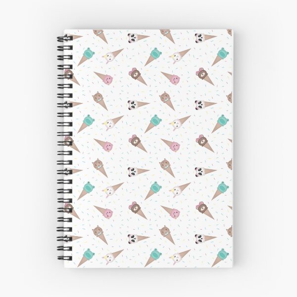 Item preview, Animal Ice Cream pattern designed and sold by daisyandlime.