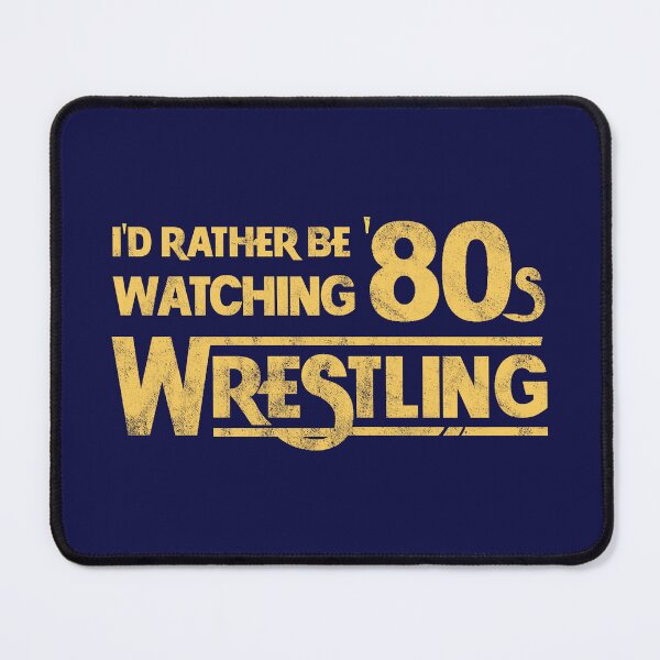 Item preview, I'd Rather Be Watching 80s Wrestling designed and sold by artshapedbox.