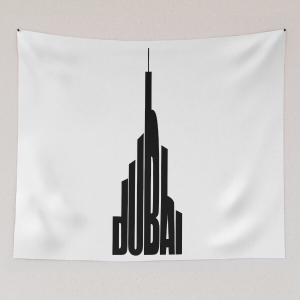 Item preview, Dubai-Burj Khalifa Typography designed and sold by flydye.