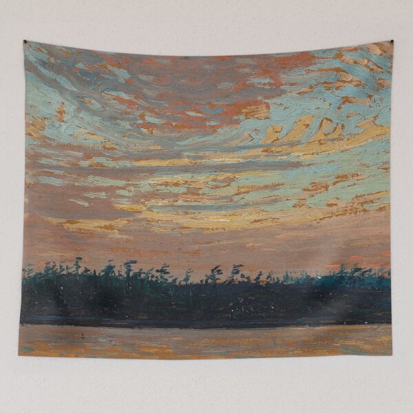 Item preview, Tom Thomson Sunset Sky designed and sold by TheRedVineyard.