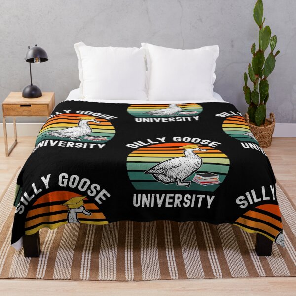 Aperçu de l'œuvre Université Silly Goose, Silly Goose à bord créée et vendue par SportyDogShop.