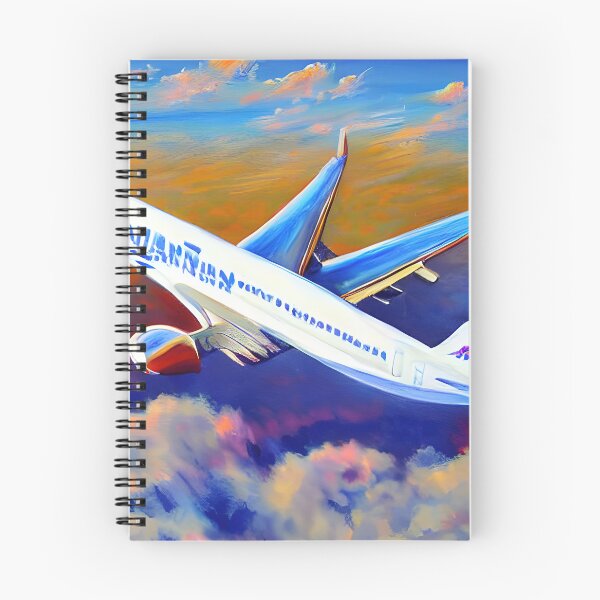 Item preview, Sunset airplane painting designed and sold by lalylaura.