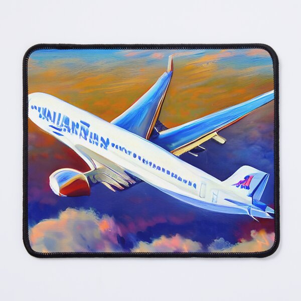 Item preview, Sunset airplane painting designed and sold by lalylaura.