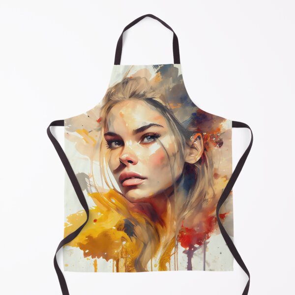 Item preview, A Breathtaking Watercolor Portrait Abstract art designed and sold by PosterManiaRo.