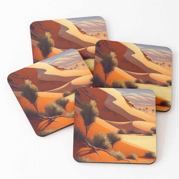 Item preview, Sahara Desert Sand Dune Print - Majestic Desert Landscape, Perfect Beautiful Warm Colors designed and sold by Shaka-Surf-Tees.