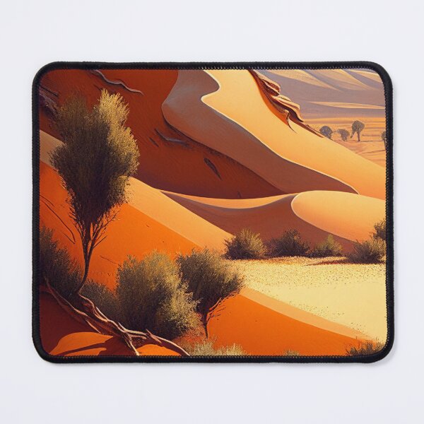 Item preview, Sahara Desert Sand Dune Print - Majestic Desert Landscape, Perfect Beautiful Warm Colors designed and sold by Shaka-Surf-Tees.