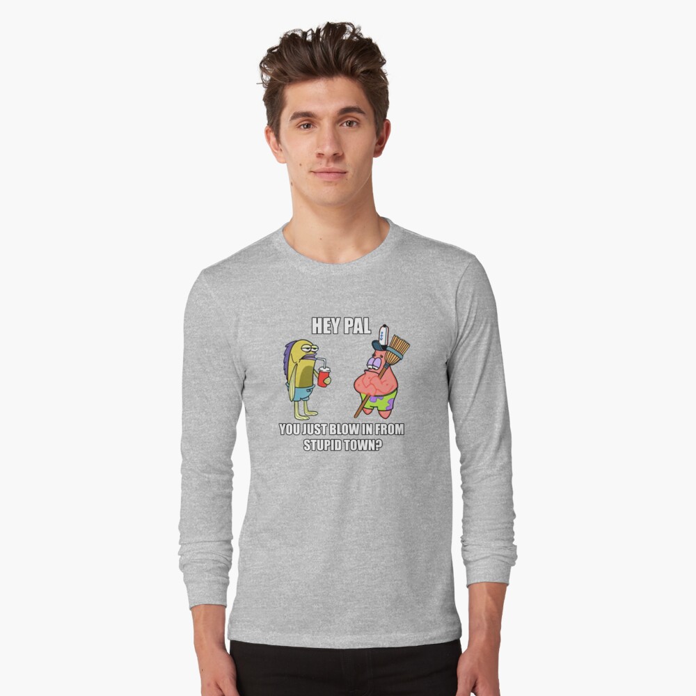 Spongebob Stupid Town T Shirt By Sockminkey Redbubble