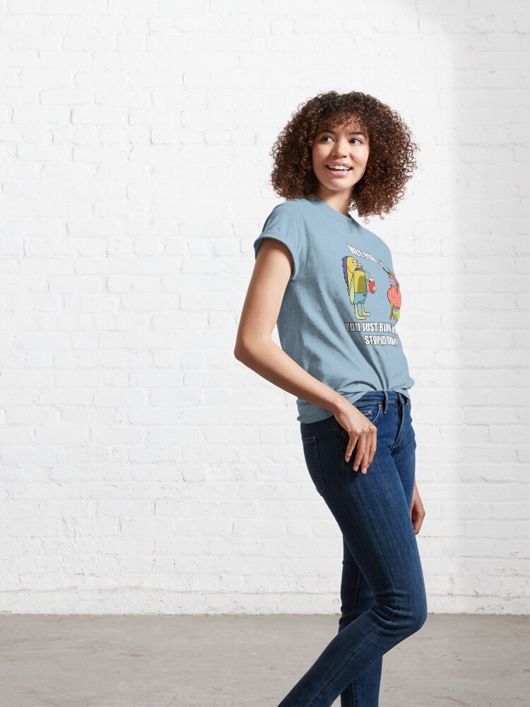 Alternate view of Spongebob - Stupid Town Classic T-Shirt