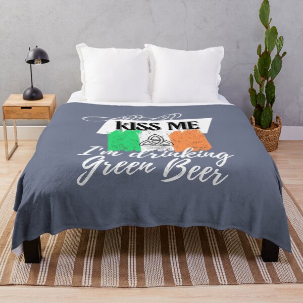 Item preview, Kiss me I'm drinking green beer designed and sold by rocklegends99.