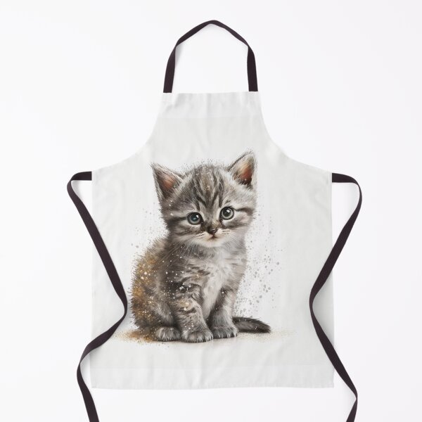 Item preview, Small Cat Kitten Cute Cat Drawing designed and sold by ArtfulAmbitions.
