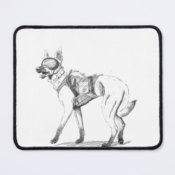 Item preview, working dog designed and sold by Anwamane.
