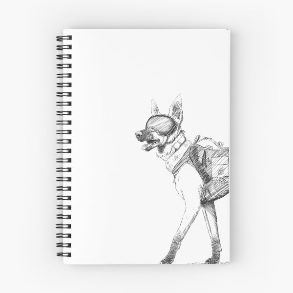Item preview, working dog designed and sold by Anwamane.