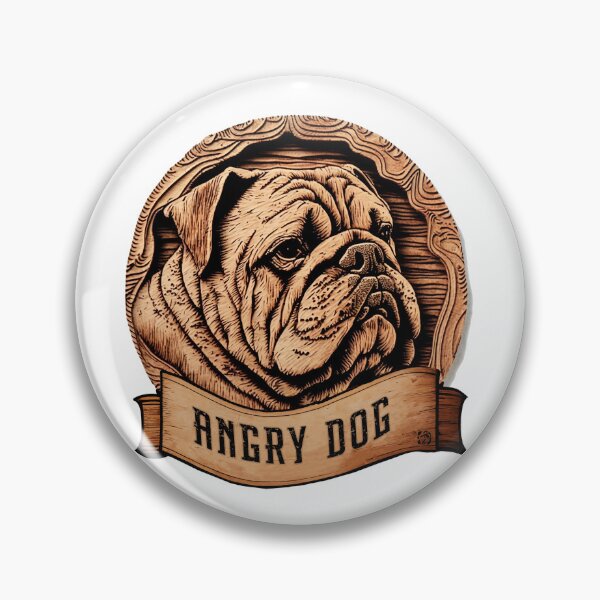 Item preview, Angry dog : Bull Dog designed and sold by BWstudios.