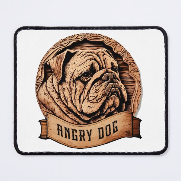 Item preview, Angry dog : Bull Dog designed and sold by BWstudios.