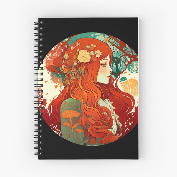Item preview, Cottagecore Redhead in the Forest designed and sold by TheJadeCat.