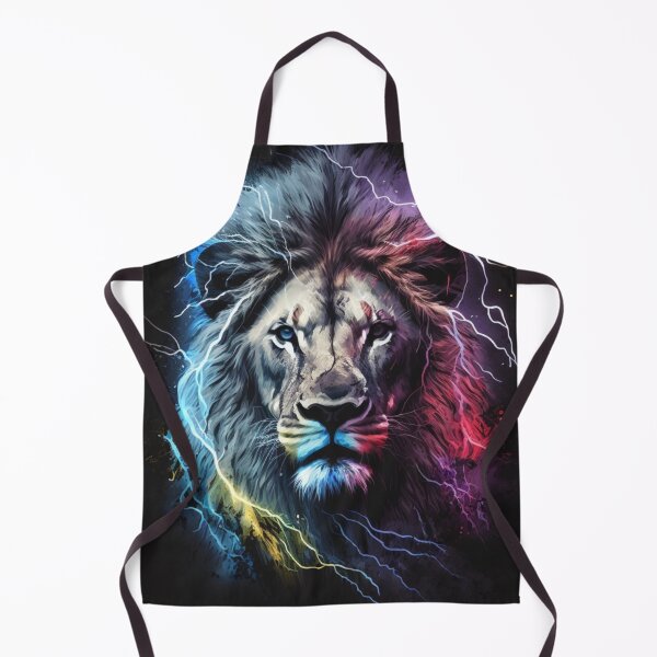 Item preview, A Wild Colorful Neon Lion designed and sold by Cute-Jory-Store.
