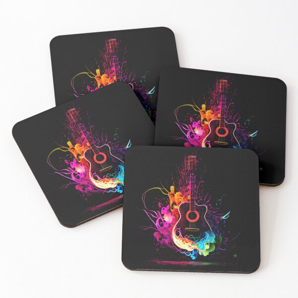 Item preview, Guitar Neon Explosion - Power of Music designed and sold by KOTOdesign.